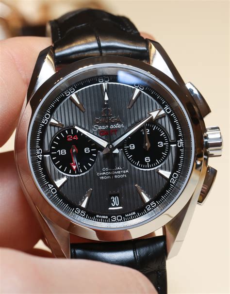 omega aqua terra chronograph gmt watch|omega aqua terra watch price.